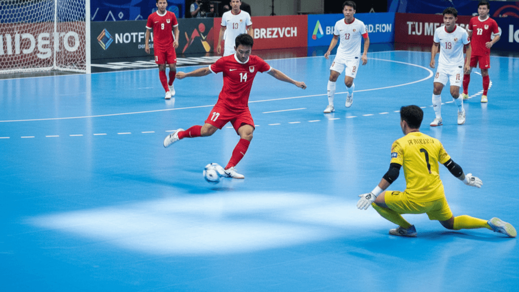 Ilustrasi lapangan futsal